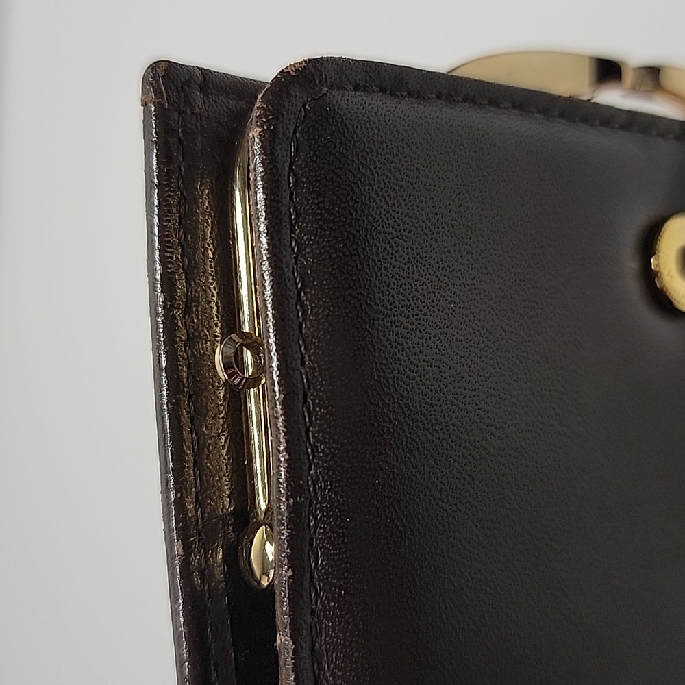 BURBERRYS VTG NOVA CHECK COMPACT KISSLOCK WALLET - Picture 12 of 15